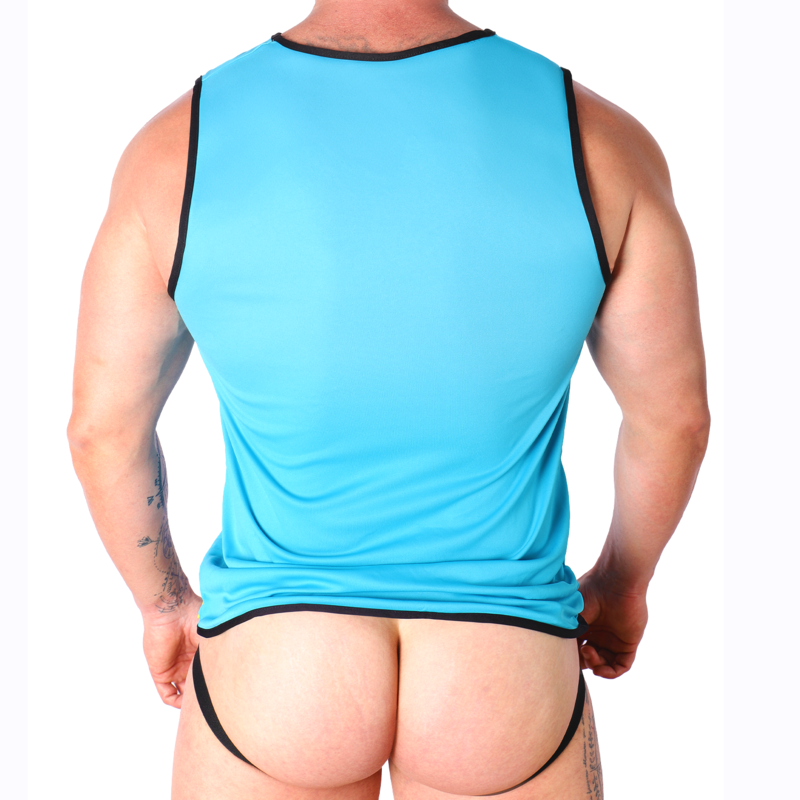 MACHO BLUE T-SHIRT S/M – Bild 3