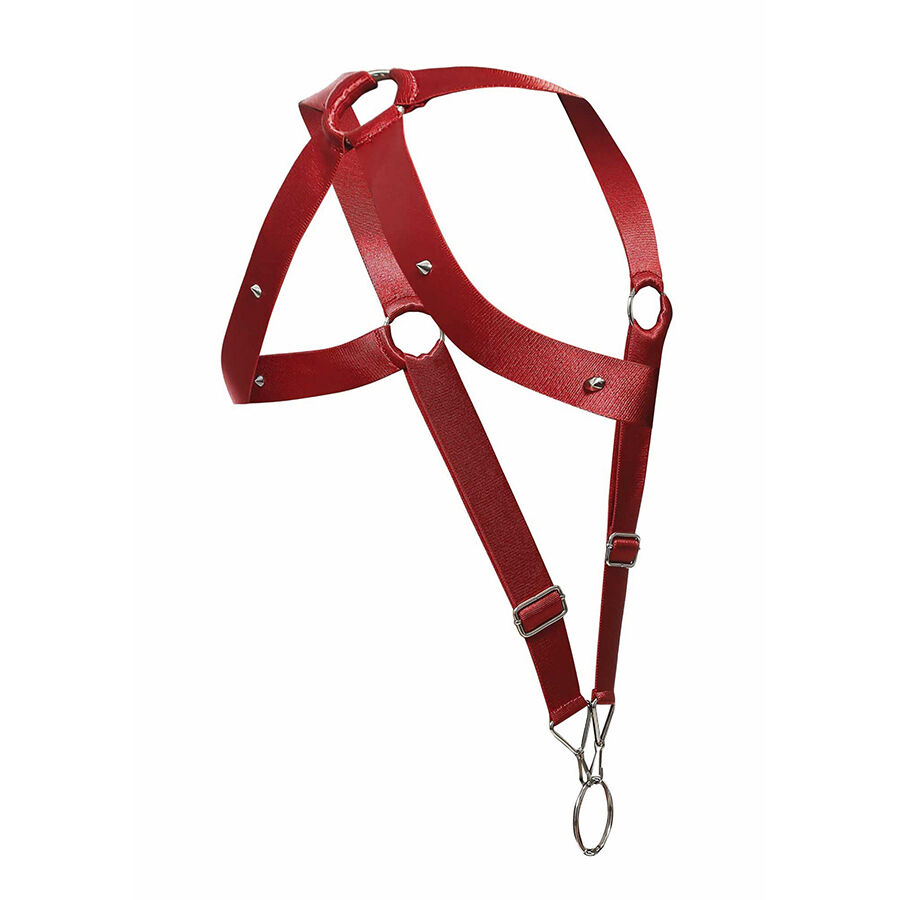 MOB - DNGEON CROSS BACK HARNESS ROT EINHEITSGRÖSSE – Bild 6