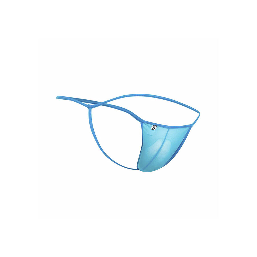 MOB - TANGA TRANSPARENTE CON FORMA DE T AQUA TALLA S/M – Bild 4