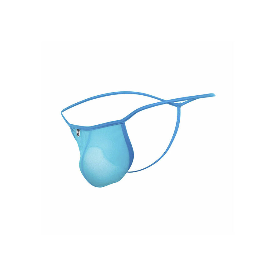 MOB - TANGA TRANSPARENTE CON FORMA DE T AQUA TALLA S/M – Bild 5