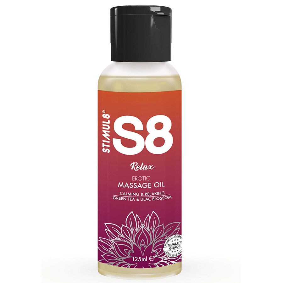STIMUL8 - S8 RELAX GRÜNER TEE MASSAGEÖL 125 ML