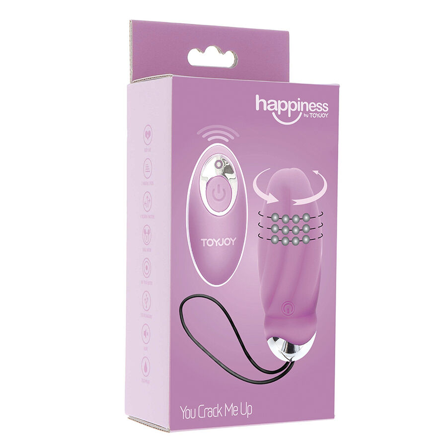 TOYJOY - HAPPINESS YOU CRACK ME UP ROSA VIBRATOR MIT FERNBEDIENUNG – Bild 7
