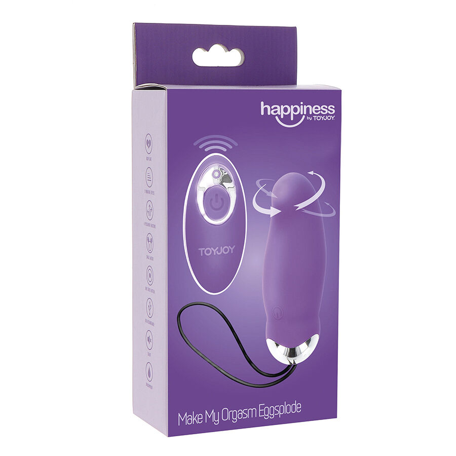 TOYJOY - HAPPINESS MY ORGASM EGGSPLODE LILA VIBRATOR MIT FERNBEDIENUNG – Bild 7