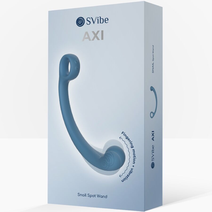 SNAIL VIBE - AXI VARITA DE MASAJE VIBRADORA AZUL – Bild 6