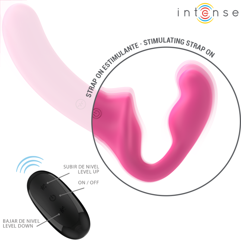 INTENSE - AMY DOPPELVIBRATOR 20 CM ROSA FERNBEDIENUNG – Bild 4
