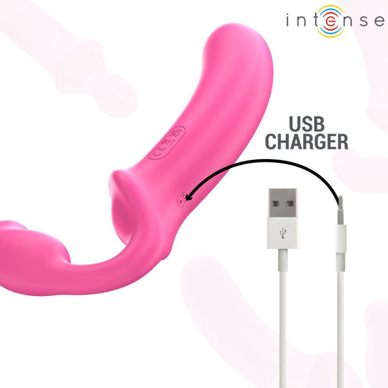 INTENSE - AMY DOPPELVIBRATOR 20 CM ROSA FERNBEDIENUNG – Bild 7