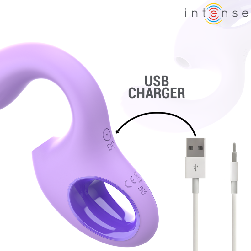 INTENSE - BAXTER VIBRATOR & STIMULATOR VIOLETT – Bild 7