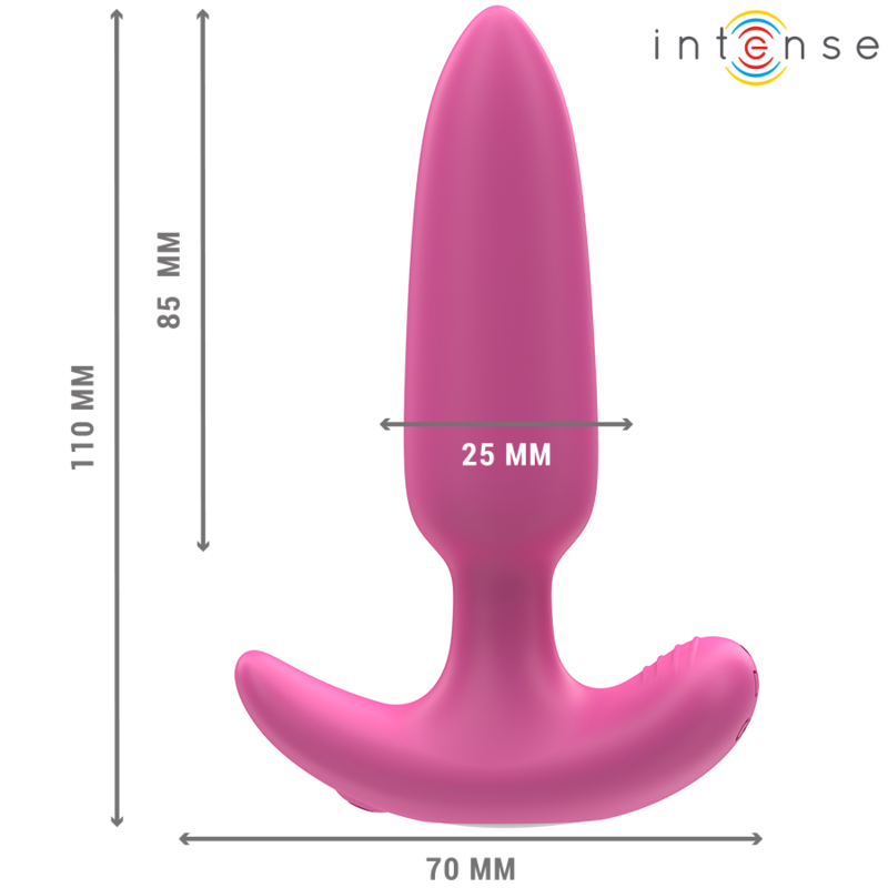 INTENSE - ROSS ANAL PLUG 10 VIBRATIONEN ROSA FERNBEDIENUNG – Bild 3