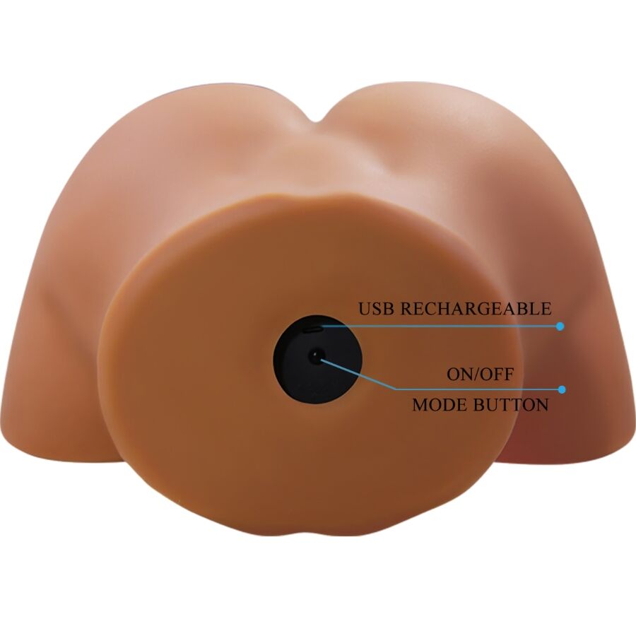 CRAZY BULL - GERIANN REALISTISCHER WEIBLICHER PO-VIBRATOR UND SAUGER MIT TON 5,5 KG – Bild 6