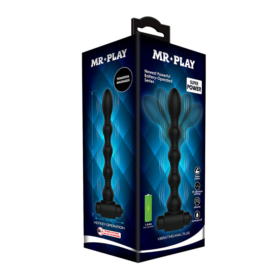 MR PLAY - VIBRIERENDER ANALPLUG-MASSAGER – Bild 4