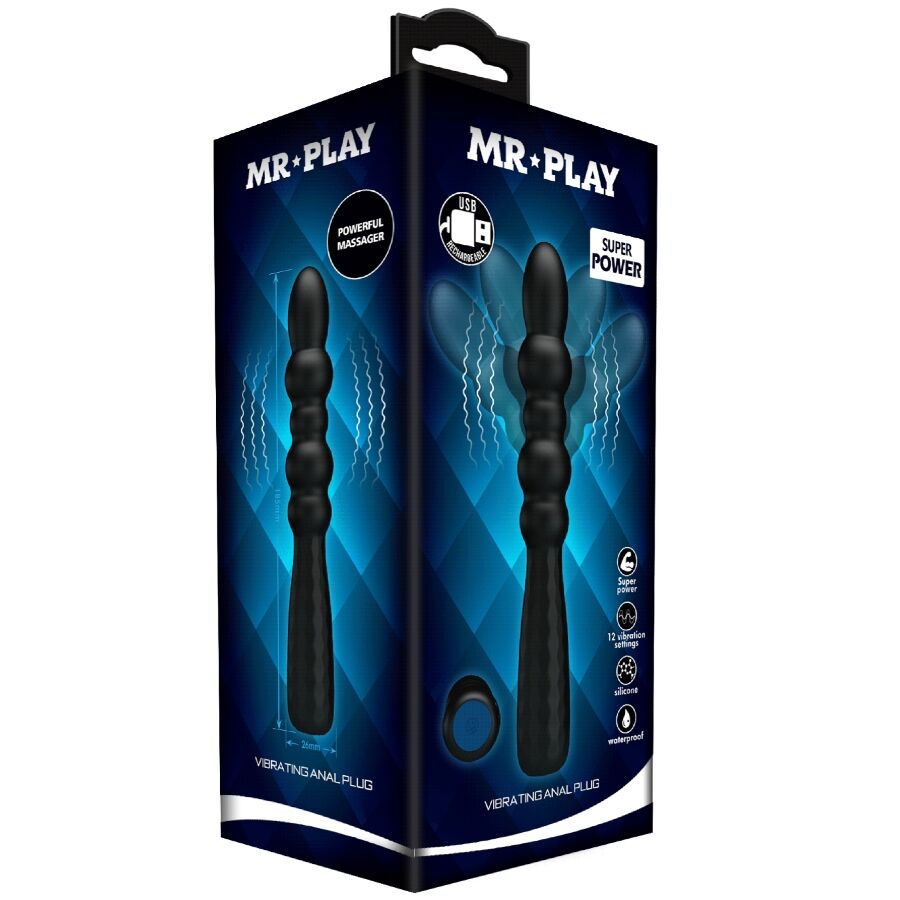 MR PLAY - PLUG ANAL FLEXIBLE CON VIBRACIÓN – Bild 11