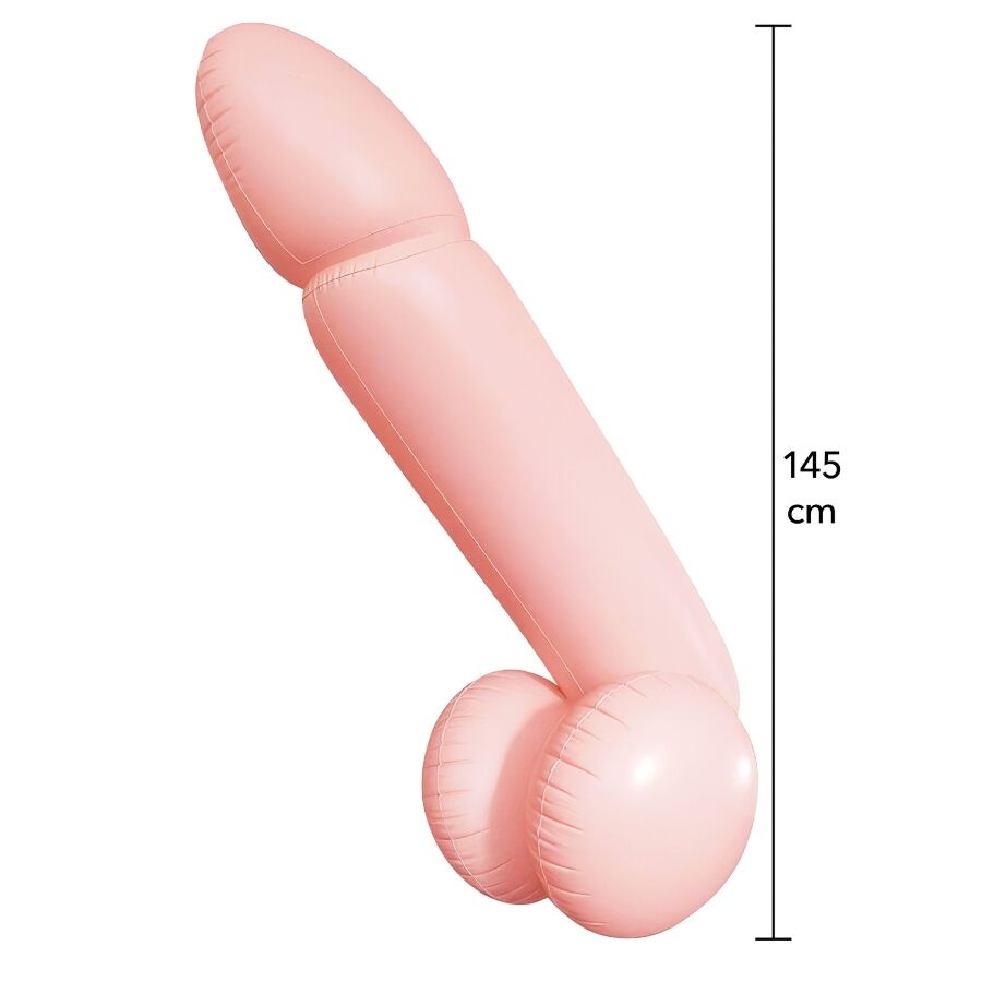 HIDDEN DESIRE - RIESIGER AUFBLASBARER PENIS, 145 CM – Bild 3