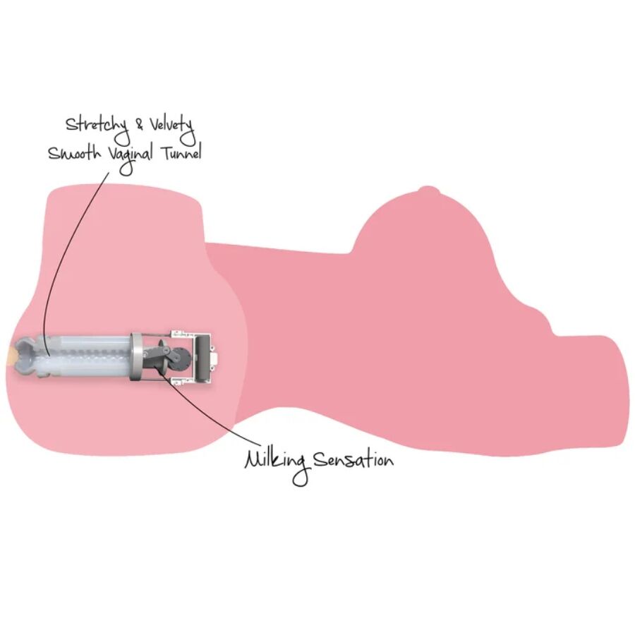 VERBORGENE BEGIERDE - MELKENDE MEGA-SCHLAMPE-TORSO WEIBLICHER MASTURBATOR 22 KG – Bild 5