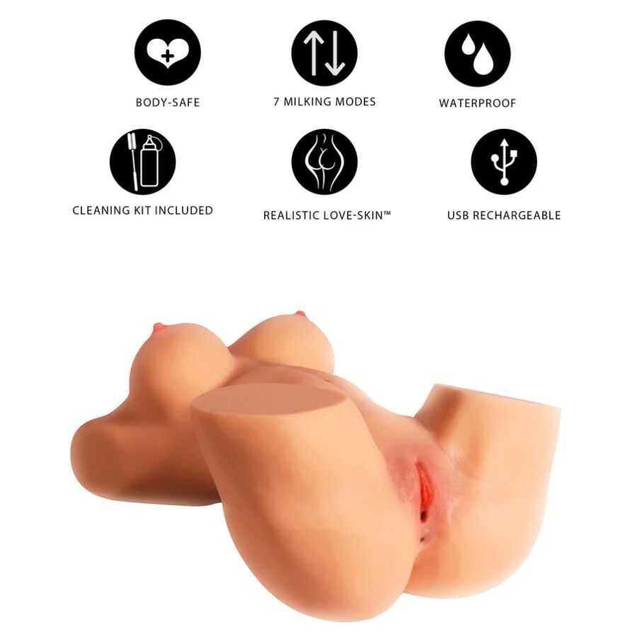 VERBORGENE BEGIERDE - MELKENDE MEGA-SCHLAMPE-TORSO WEIBLICHER MASTURBATOR 22 KG – Bild 8