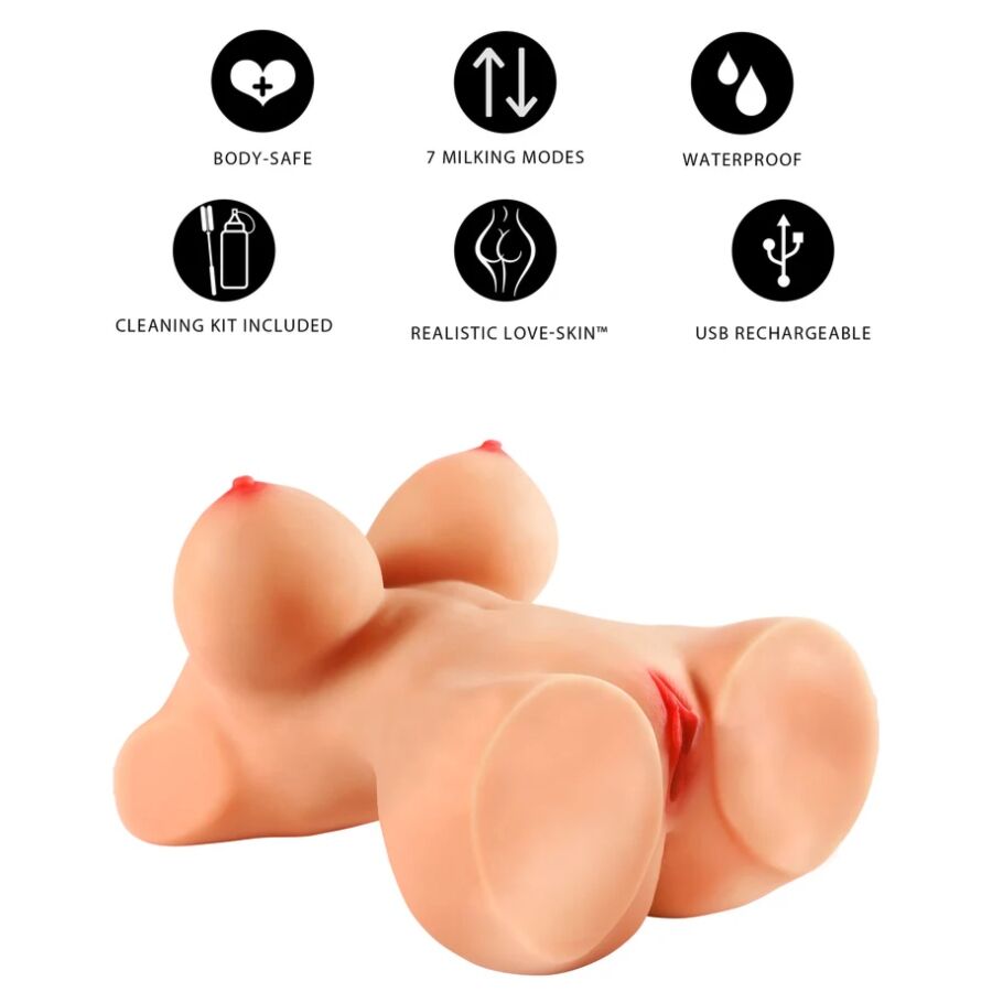 VERBORGENE BEGIERDE - GEILER MELKENDEN HÜHNCHENTORSO WEIBLICHER MASTURBATOR 10 KG – Bild 7