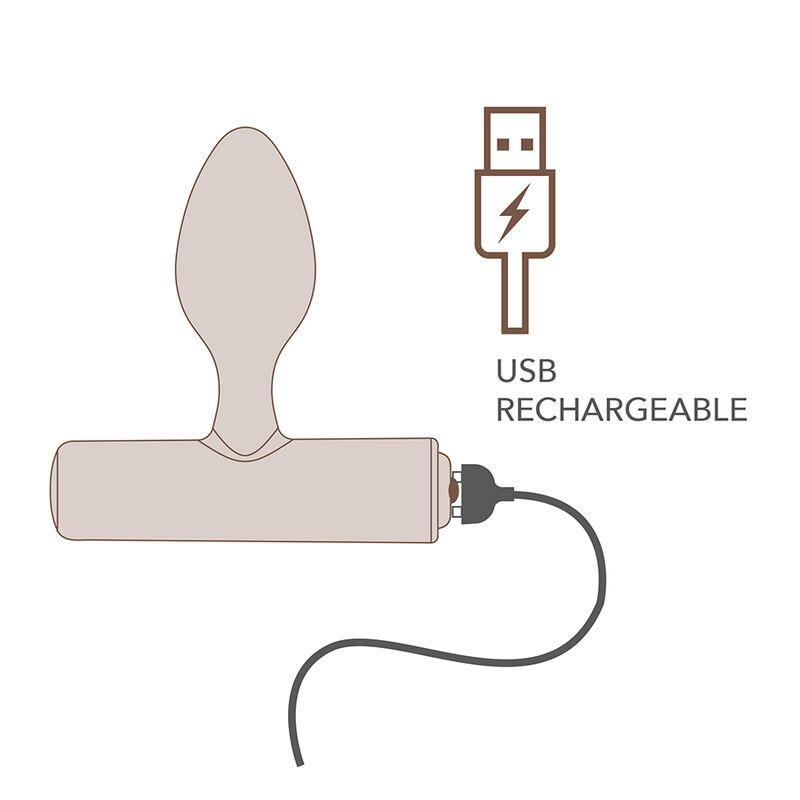 ROCKS-OFF - NOVA SOLARIS PLUG ANAL FINO RECARGABLE 16 FUNCIONES NEGRO – Bild 8