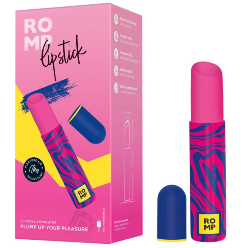 ROMP - LIPSTICK ESTIMULADOR DE CLÍTORIS PINTALABIOS 7 NIVELES – Bild 6