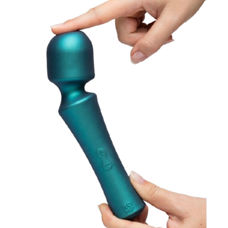 ROMP - PRESTO MINI WAND VIBRADOR CABEZAL FLEXIBLE VERDE – Bild 4