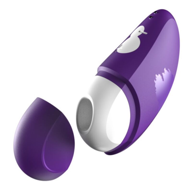ROMP – FREE KOSTENLOSER KLITORASIMULATOR MIT DECKEL, 10 STUFEN, WIEDERAUFLADBAR, LILA – Bild 12