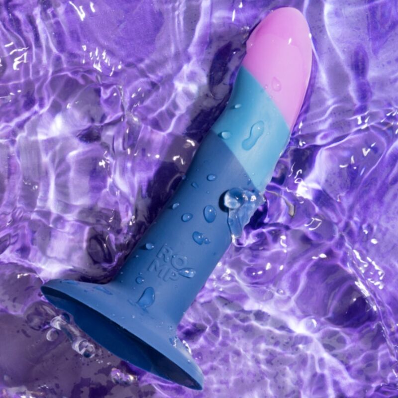 ROMP - PICCOLO DILDO SILICONA CON VENTOSA TRICOLOR 14 CM – Bild 10