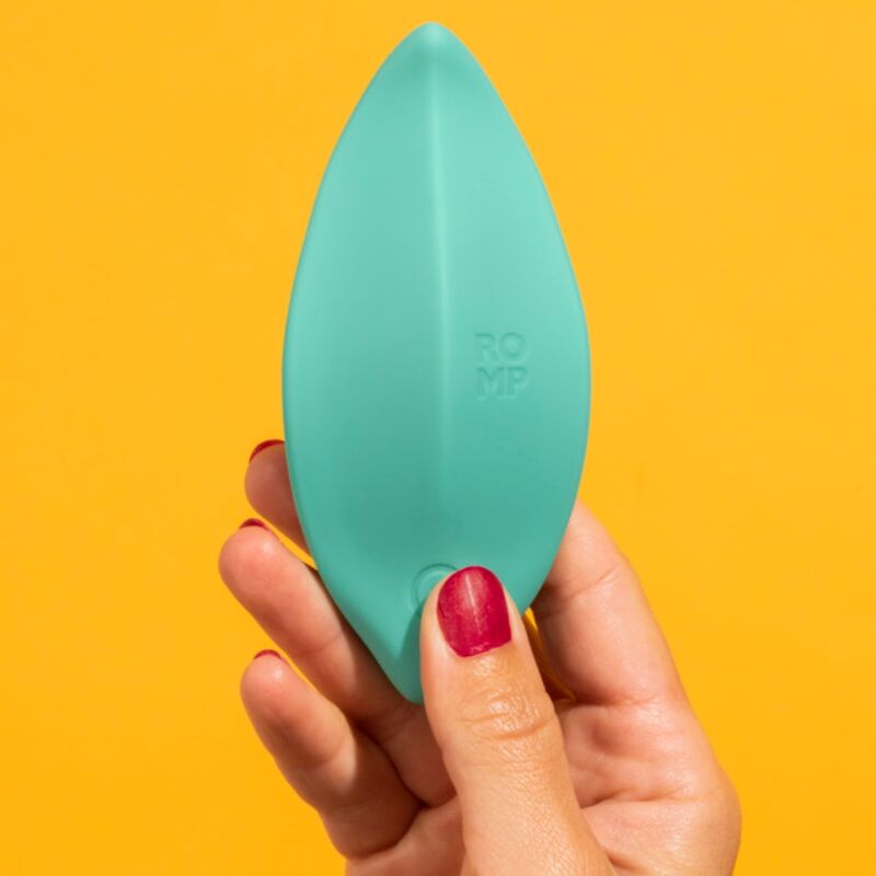 ROMP - WAVE WELLENVIBRATOR KLITORISSTIMULATOR, ERGONOMISCHE FORM, AQUAGRÜN – Bild 8