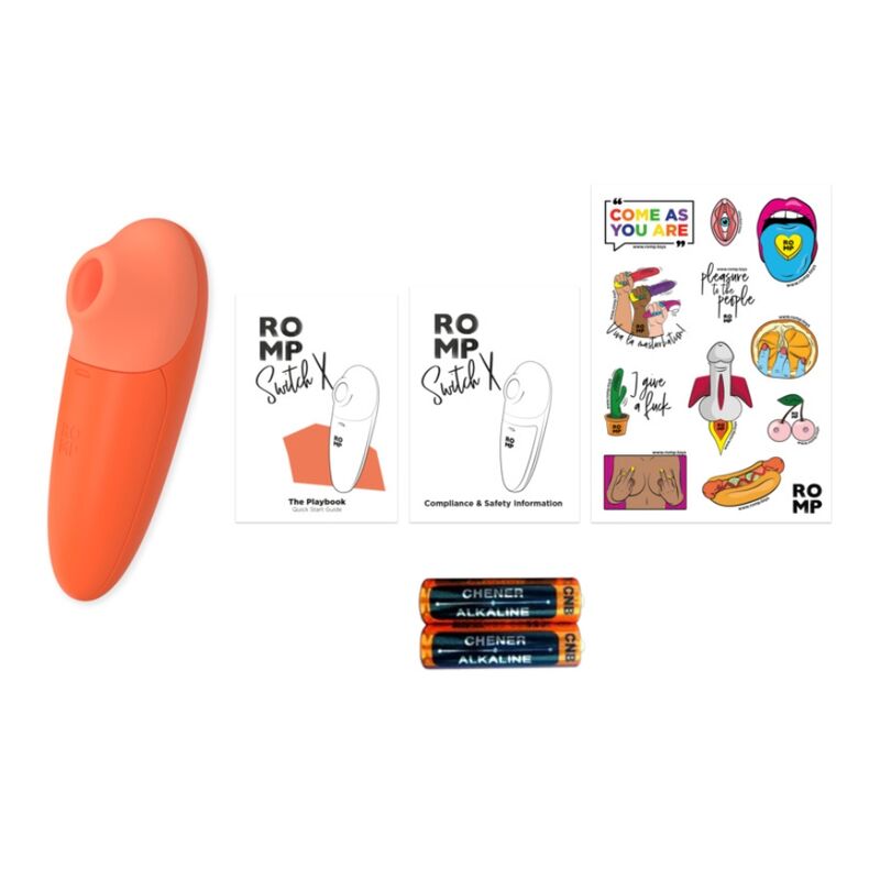 ROMP - SWITCH X ESTIMULADOR DE CLÍTORIS 6 NIVELES NARANJA – Bild 5