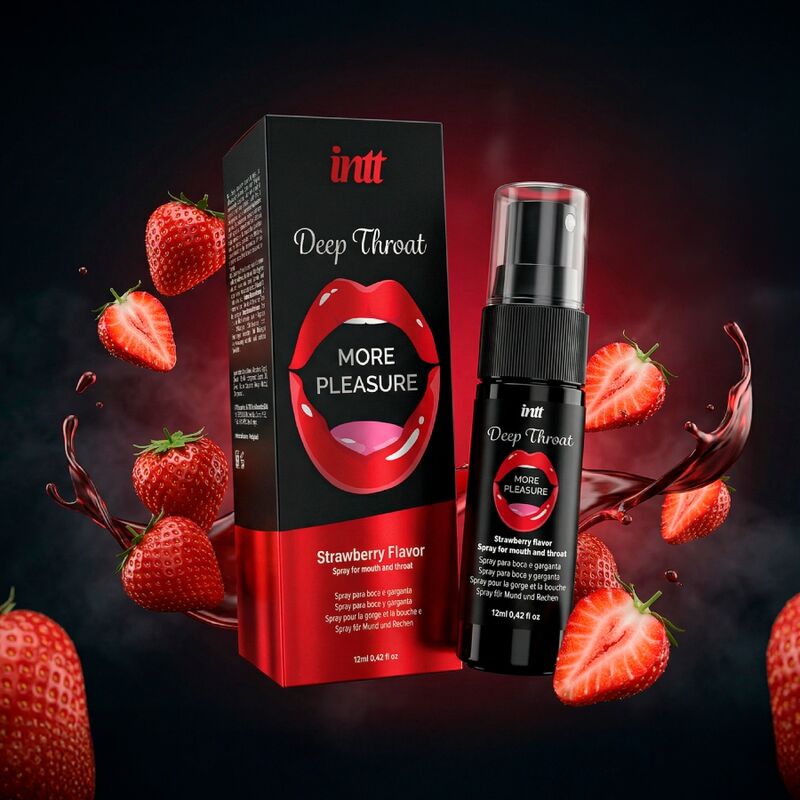 INTT - DEEP THROAT MORE PLEASURE SPRAY ORAL SABOR FRESA – Bild 3