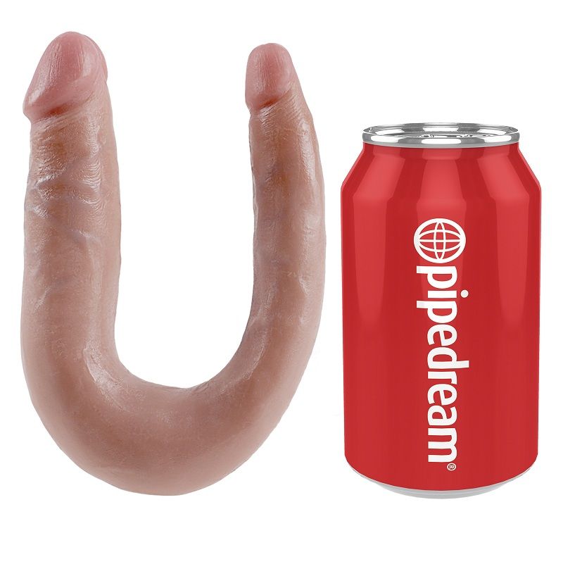 KING COCK - DOPPELPENETRATIONSDILDO 12.7 CM NATÜRLICH – Bild 3