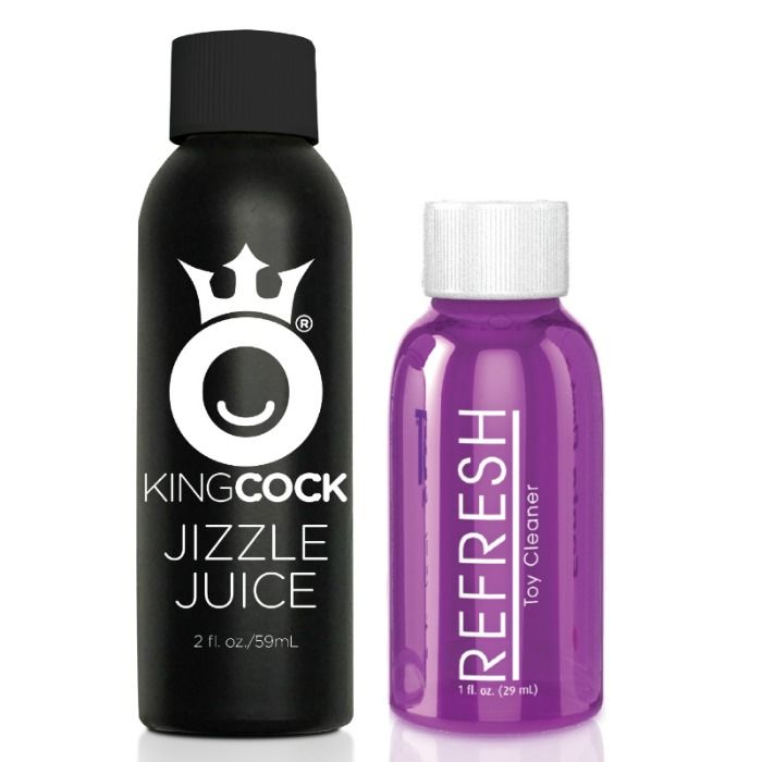 KING COCK - DILDO SQUIRTING 17.8 CM NATURAL – Bild 3