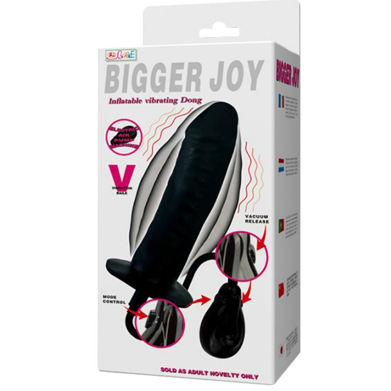 BAILE - BIGGER JOY DILDO HINCHABLE CON VIBRACIÓN 16 CM – Bild 4