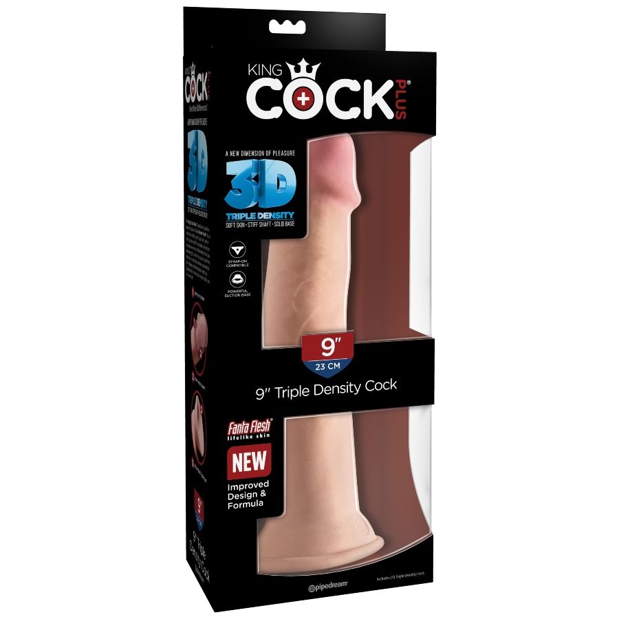 KING COCK - DREIFACHER DICHTEHAHN 23 CM – Bild 4
