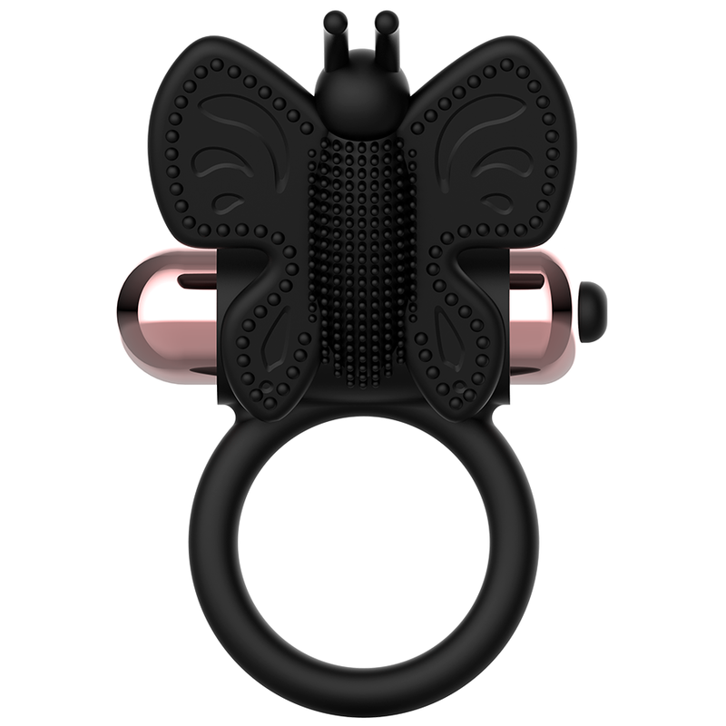 COQUETTE CHIC DESIRE - COCKRING SCHMETTERLING MIT VIBRATOR SCHWARZ/ GOLD – Bild 6