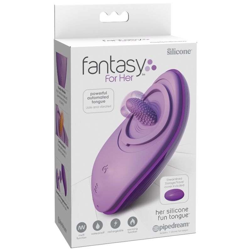 FANTASY FOR HER - IHRE SILIKON-SPASS-ZUNGE LILA – Bild 5