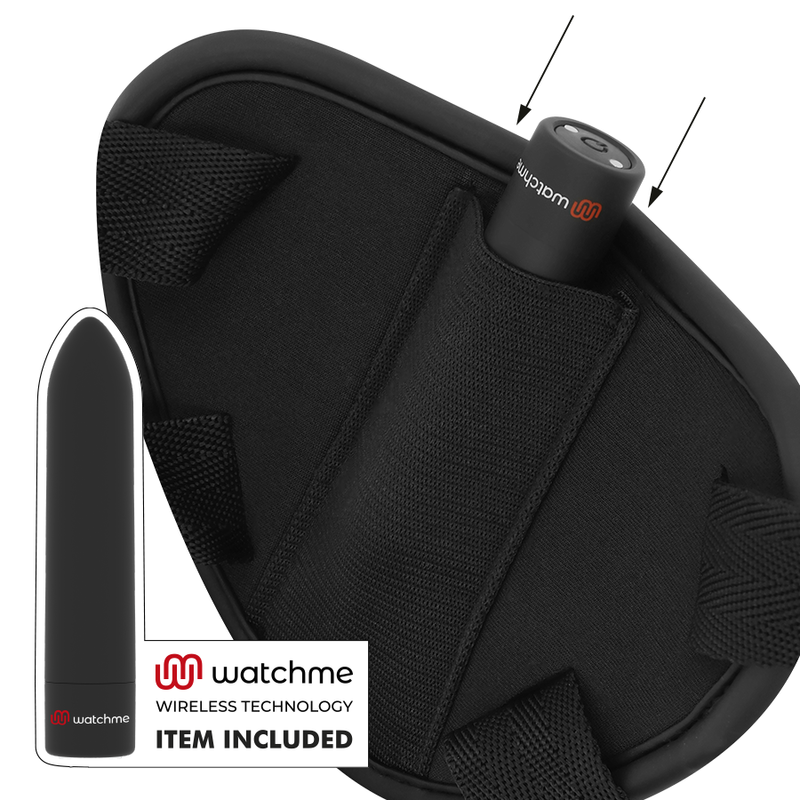 FETISH SUBMISSIVE CYBER STRAP - HARNESS MIT DILDO- UND BULLET-FERNBEDIENUNGS-WATCHME-M-TECHNOLOGIE – Bild 15