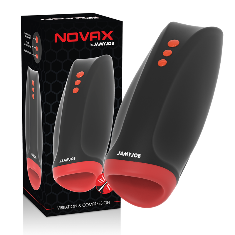 JAMYJOB - NOVAX MASTURBATOR MIT VIBRATION UND KOMPRESSION – Bild 6