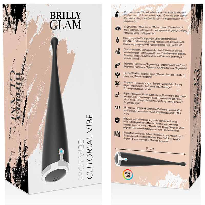 BRILLY GLAM - SPOT VIBE CLITORIAL BLACK – Bild 10