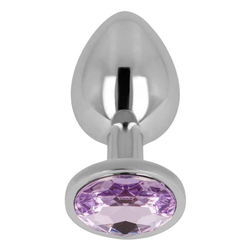 OHMAMA - ANALPLUG MIT VIOLETTEM KRISTALL 8 CM – Bild 4