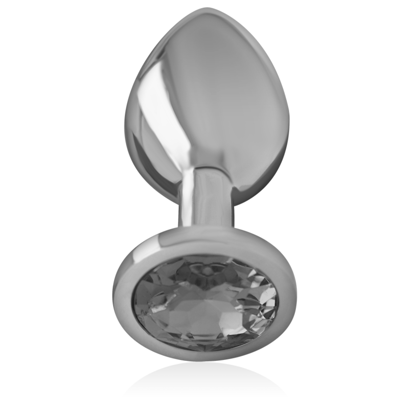 INTENSE - ANALPLUG AUS ALUMINIUMMETALL MIT SCHWARZEM KRISTALL, GRÖSSE S – Bild 3