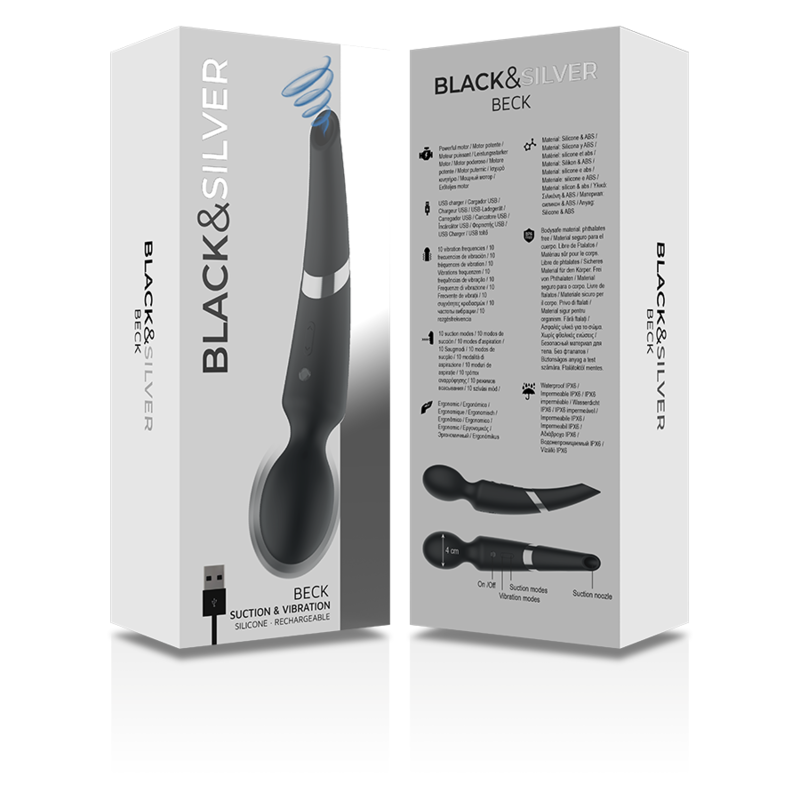 BLACK&SILVER - BECK STAB UND SAUGNAPF 2 IN 1 SILIKON – Bild 7