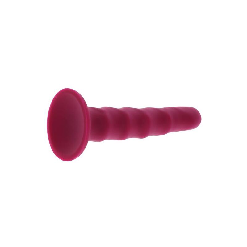 GET REAL - RIBBED DONG 12 CM ROT – Bild 4
