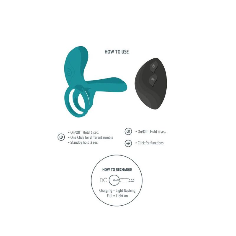 XOCOON - VIBRATORRING FÜR PAARE GRÜN - Image 8