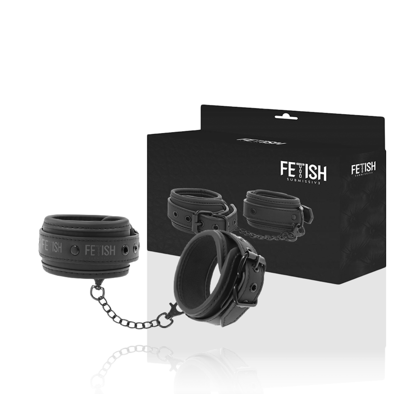 FETISH SUBMISSIVE - KNÖCHELSTZE AUS VEGANEM LEDER MIT NOPRENE-FUTTER - Image 4