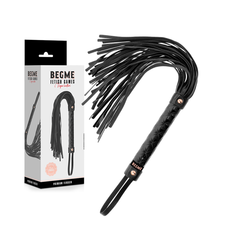 BEGME - BLACK EDITION VEGANER LEDER FLOGGER – Bild 3