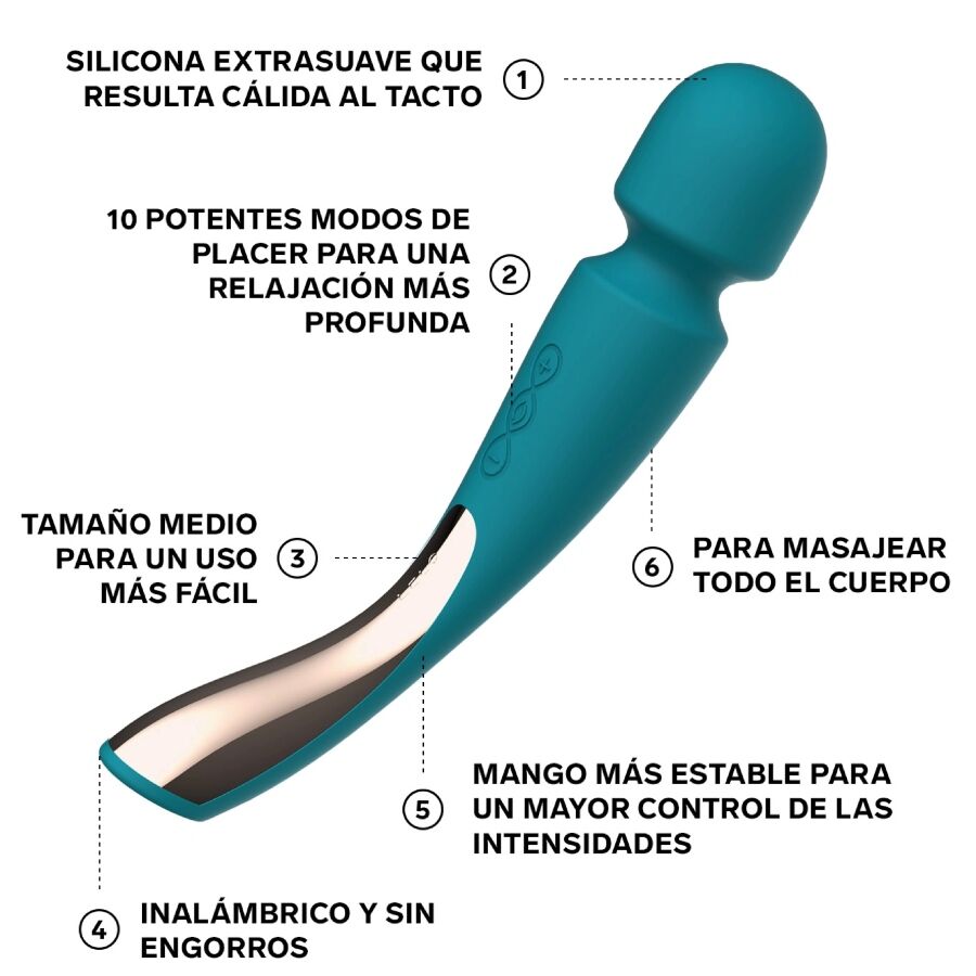 LELO - SMART MEDIUM WAND 2 AQUA MASSAGER – Bild 3