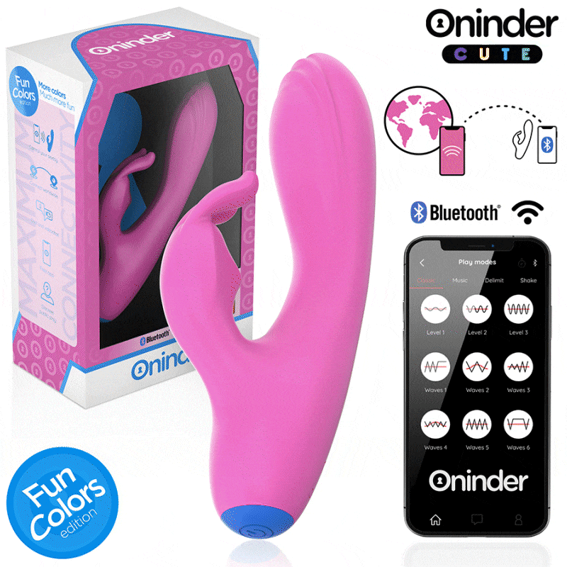 ONINDER CUTE - LOVE BUNNY VIBRATOR G-SPOT CLITORIS - KOSTENLOSE WELTWEITE APP – Bild 7