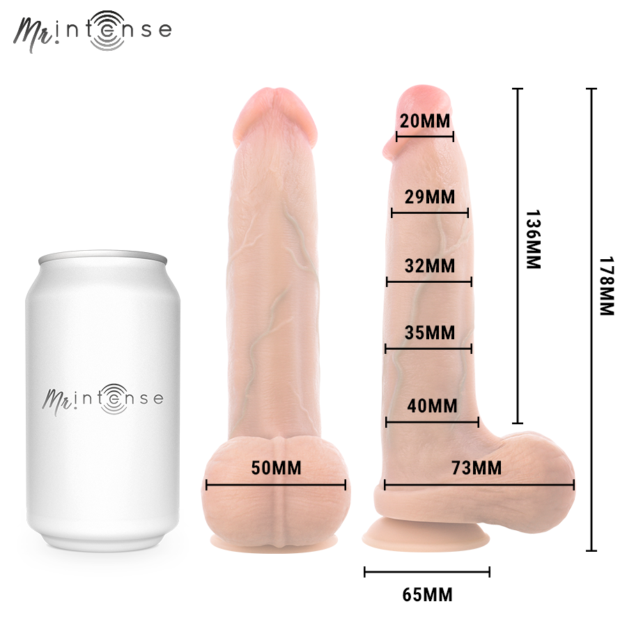 MR INTENSE - BRUCE S ULTRA-REALISTISCHER PENIS MIT HODEN 17,8 CM -Ø- 4 CM – Bild 5