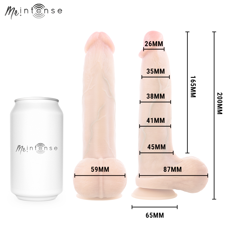 MR INTENSE - BRUCE M ULTRA-REALISTISCHER PENIS MIT HODEN 20 CM -Ø- 4,5 CM – Bild 5