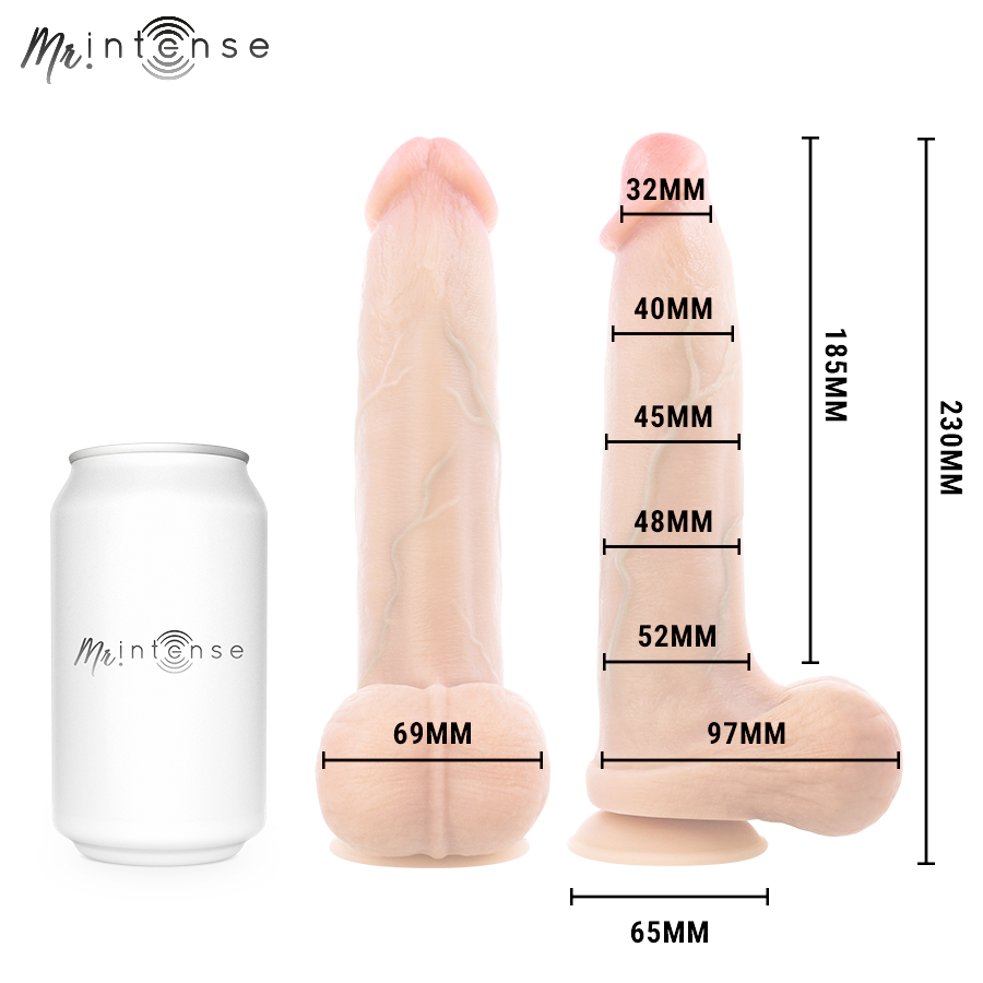 MR INTENSE - BRUCE L ULTRA-REALISTISCHER PENIS MIT HODEN 23 CM -Ø- 5,2 CM – Bild 5