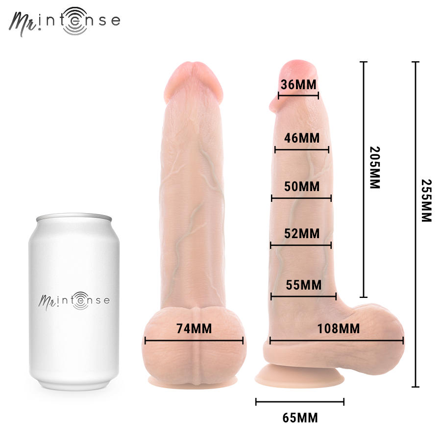 MR INTENSE - BRUCE XL ULTRA-REALISTISCHER PENIS MIT HODEN 25,5 CM -Ø- 5,5 CM – Bild 5