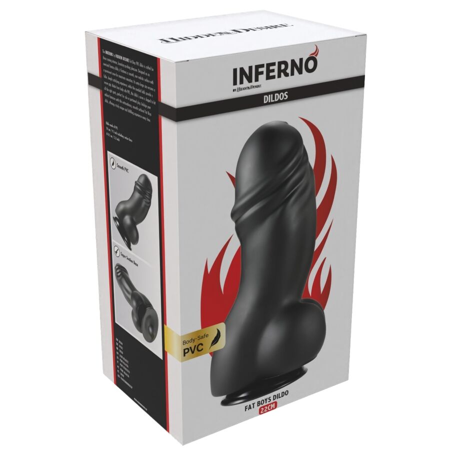 HIDDEN DESIRE - INFERNO FAT BOYS DILDO 22 CM – Bild 7